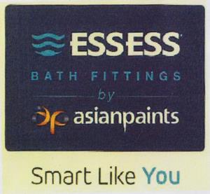 ESSESS BATH FITTINGS BY ASIAN PAINTS (and logo) trademark logo
