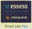 ESSESS BATH FITTINGS BY ASIAN PAINTS (and logo) trademark logo