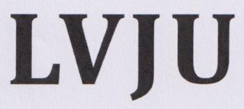 LVJU (and logo) trademark logo