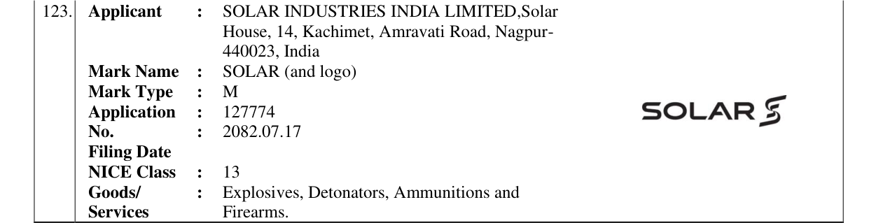 Original bulletin entry for SOLAR (and logo)