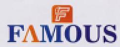 FAMOUS (and logo) trademark logo