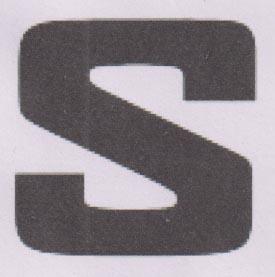 S (and logo) trademark logo