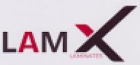 LAMX LAMINATES (and logo) trademark logo