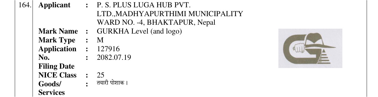 Original bulletin entry for GURKHA Level (and logo)