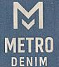 M METRO DENIM (and logo) trademark logo
