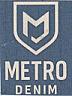 M METRO DENIM (and logo) trademark logo