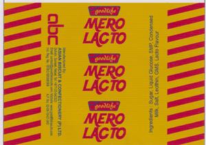 GOODLIFE MERO LACTO (and logo) trademark logo