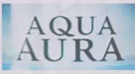AQUA AURA (and logo) trademark logo