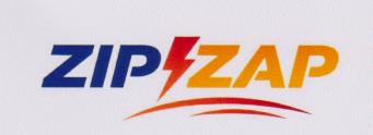 ZIP ZAP (and logo) trademark logo