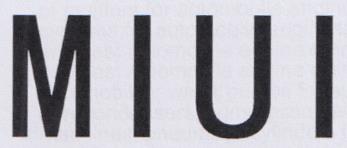 MIUI (and logo) trademark logo