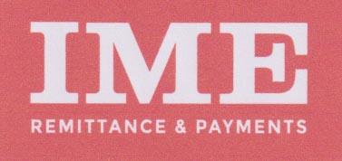 IME REMITTANCE & PAYMENTS (and logo) trademark logo