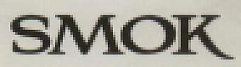 SMOK (and logo) trademark logo