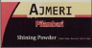 AJMERI PITAMBARI (and logo) trademark logo