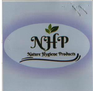 NHP NATURE HYGIENE PRODUCTS (and logo) trademark logo