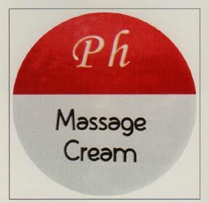 PH MASSAGE CREAM (and logo) trademark logo