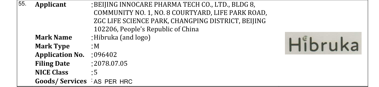 Original bulletin entry for Hibruka (and logo)