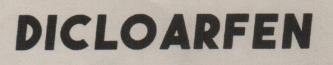 DICLOARFEN (and logo) trademark logo