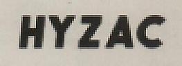 HYZAC (and logo) trademark logo