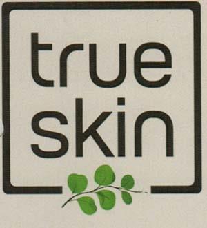 TRUE SKIN (and logo) trademark logo