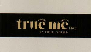 TRUEME PRO BY TRUE DERMA (and logo) trademark logo
