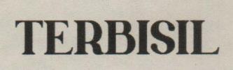 TERBISIL (and logo) trademark logo