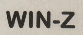 WIN-Z (and logo) trademark logo