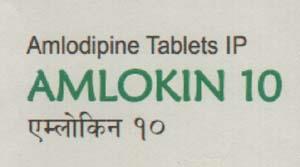 AMLOKIN 10 (and logo) trademark logo