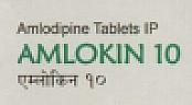 AMLOKIN 10 (and logo) trademark logo