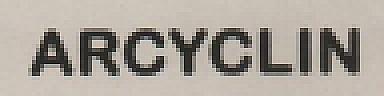 ARCYCLIN (and logo) trademark logo