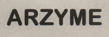 ARZYME (and logo) trademark logo