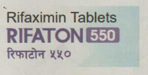 RIFATON 550 (and logo) trademark logo