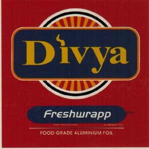 DIVYA FRESHWRAPP (and logo) trademark logo