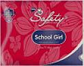 NEW SAFETY SANITARY PADS SCHOOL GIRL (and logo) trademark logo