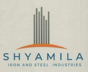 SHYAMILA IRON AND STEEL INDUSTRIES (and logo) trademark logo