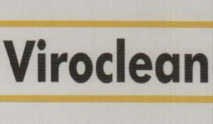 VIROCLEAN (and logo) trademark logo