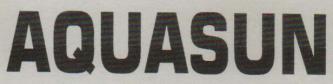 AQUASUN (and logo) trademark logo