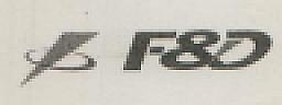 F & D (and logo) trademark logo