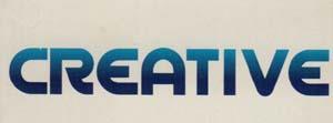 CREATIVE (and logo) trademark logo