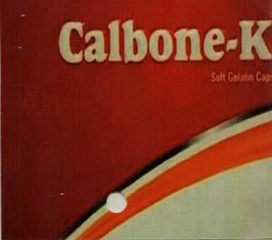CALBONE-K (and logo) trademark logo