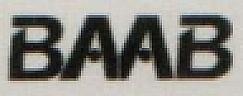 BAAB (and logo) trademark logo