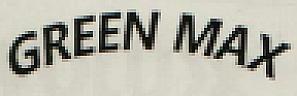 GREEN MAX (and logo) trademark logo