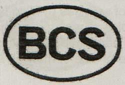 BCS (and logo) trademark logo