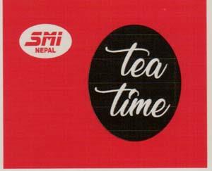 TEA TIME (and logo) trademark logo