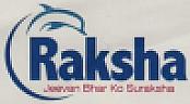 RAKSHA (and logo) trademark logo