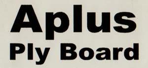APLUS PLY BOARD (and logo) trademark logo