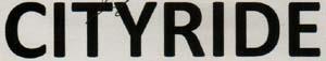 CITY RIDE (and logo) trademark logo