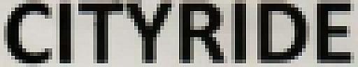 CITY RIDE (and logo) trademark logo