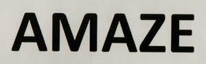 AMAZE (and logo) trademark logo