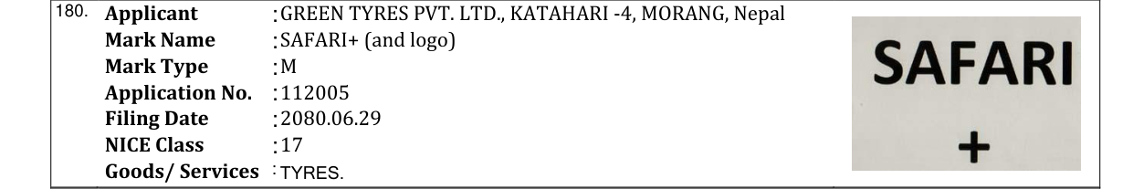 Original bulletin entry for SAFARI+ (and logo)