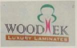 WOODTEK (and logo) trademark logo